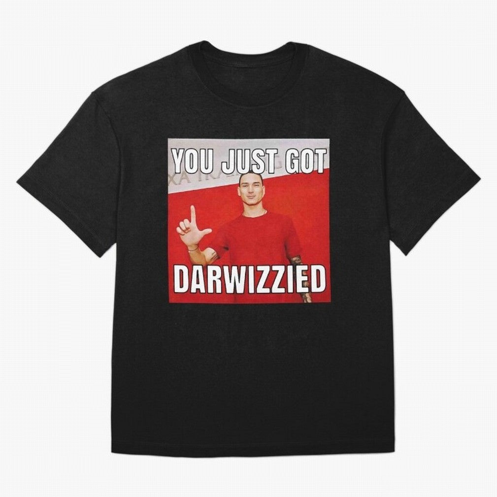 You Just Got Darwizzied Active Oversized T-Shirt Unlock FIFA World Cup 2026 USA Canada Mexico Spirit, Capturing Argentina, Haaland, Football Passion, Legendary Performances, Festival Vibes and Supporter Community; Perfect for People Who Love