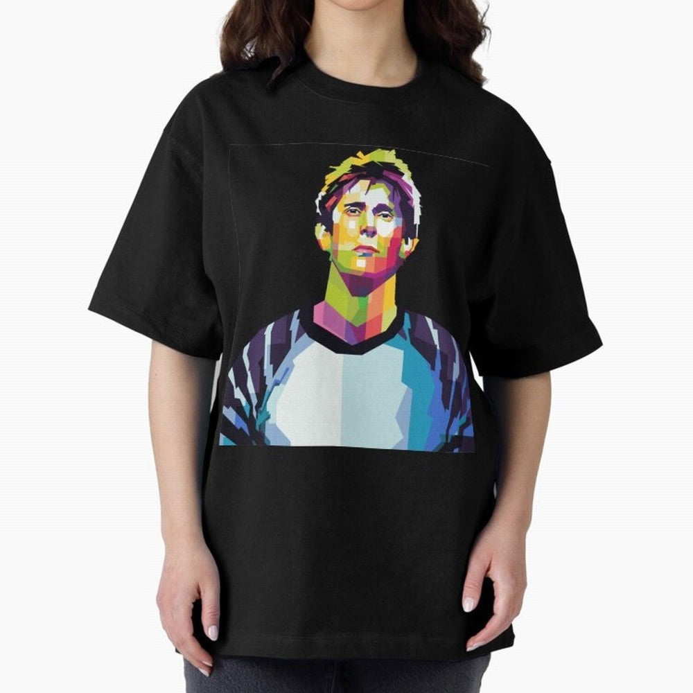 Edwin Van Der Sar Oversized T-Shirt Turn Up for Global Football Passion for FIFA World Cup 2026, Celebrating CR7, Portugal, Spain and Germany, Global Supporter Spirit, Legendary Goals, National Colors and Tournament Celebration; Great for