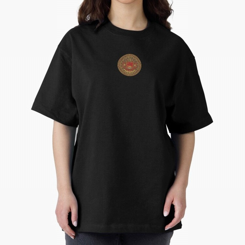 The Crimson Dominion Oversized T-Shirt Turn Football Passion into Match Day Hype around FIFA World Cup 2026, Messi and Cristiano Ronaldo, Brazil, Portugal and Argentina, Worldwide Fan Energy, Dramatic Goals, Stadium Lights and Championship