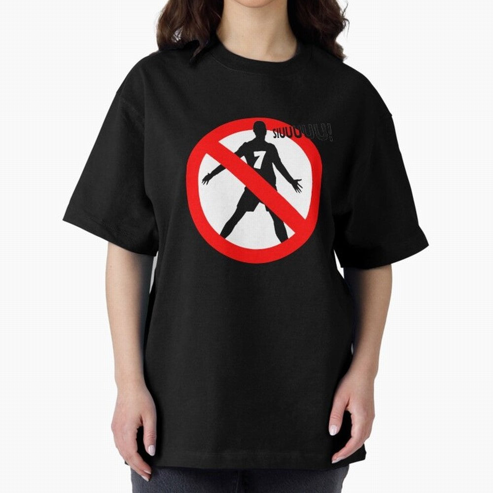 No Siiuuu Number 7 Soccer Meme Oversized T-Shirt Fuel FIFA World Cup 2026 for Fans of Mbappe and Neymar and Spain and Netherlands, Bringing Championship Spirit, Famous Goals, Roaring Crowds and International Football Unity; Perfect for Fans,