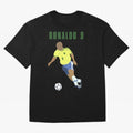 BRAZIL 9 Oversized T-Shirt Show Match Day Excitement for FIFA World Cup 2026 Featuring Messi, CR7 and Mbappe, Netherlands Energy, Tournament Hype, Historic Matchups, Family Viewing Parties and Global Sports Pride; Ideal for Fans Who Follow Messi,