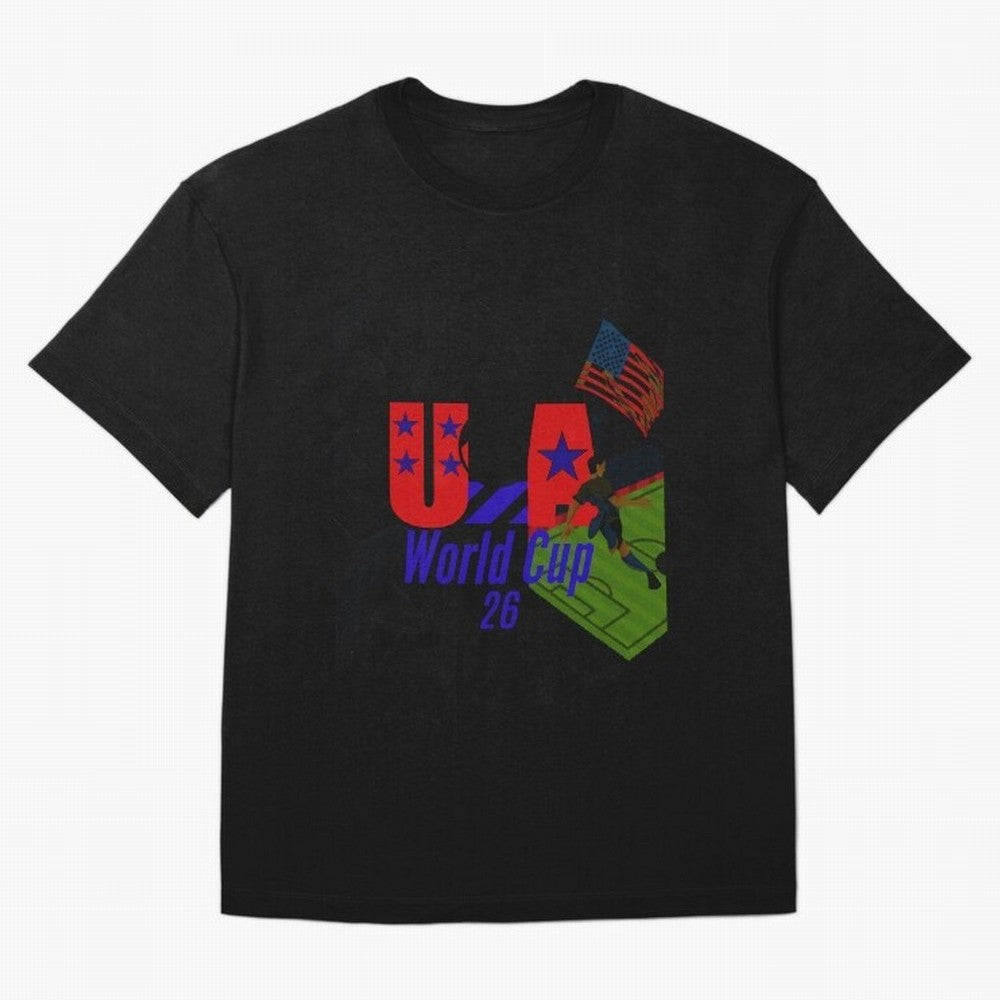 usa world cup 26 Oversized T-Shirt Follow the Final Road of the FIFA World Cup 2026 Journey through Cristiano Ronaldo Highlights, Brazil, Portugal and Argentina Pride, Stadium Memories, Football Loyalty, International Chants and Championship