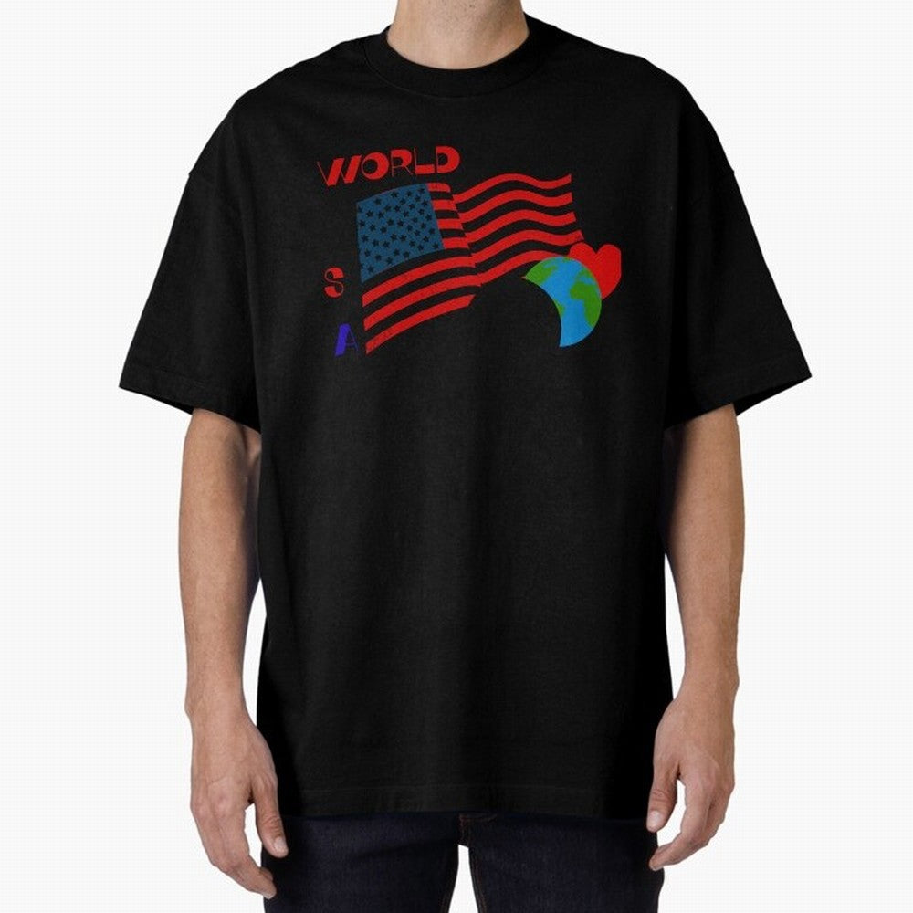 World cup 26 Oversized T-Shirt Celebrate the Biggest Stage of Match Day Hype around FIFA World Cup 2026, Haaland and Mbappe, Argentina, Football History, Final Match Energy, Crowd Noise and Once in a Lifetime Moments; Perfect for Supporters Who