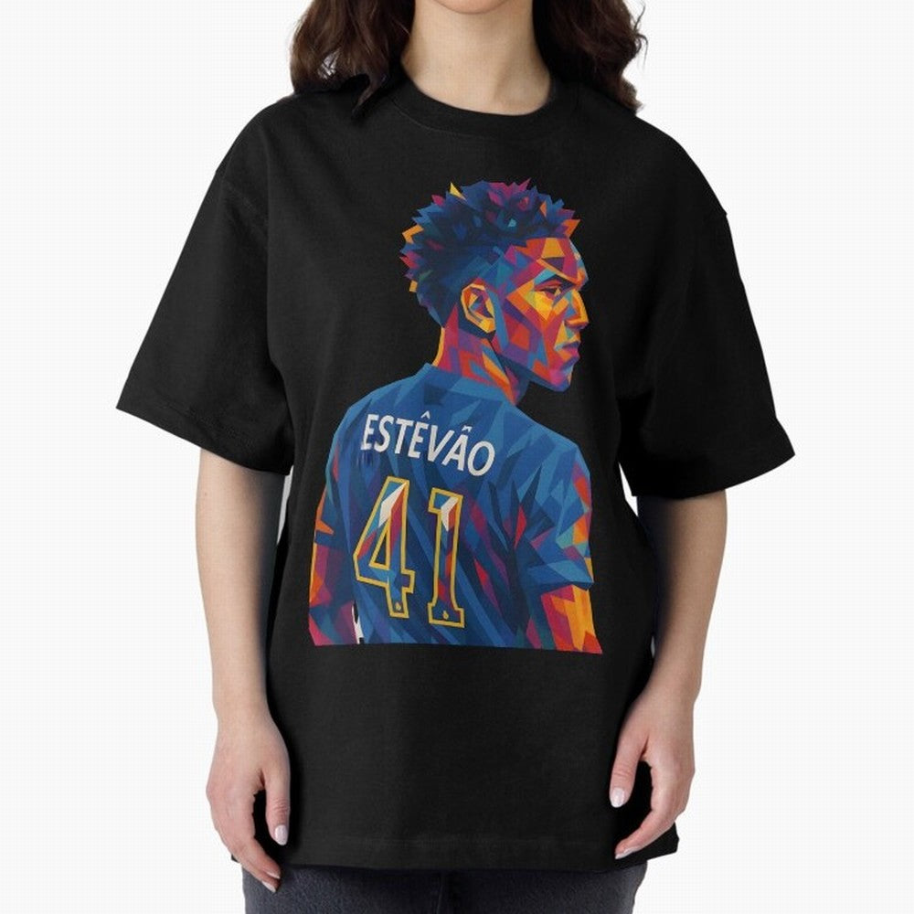 Est¨ºv?o Oversized T-Shirt Celebrate FIFA World Cup 2026 USA Canada Mexico Spirit, Connected to Portugal, Spain and Germany, Neymar, Tournament Hype, Historic Matchups, Family Viewing Parties and Global Sports Pride; Built for Supporters Chasing