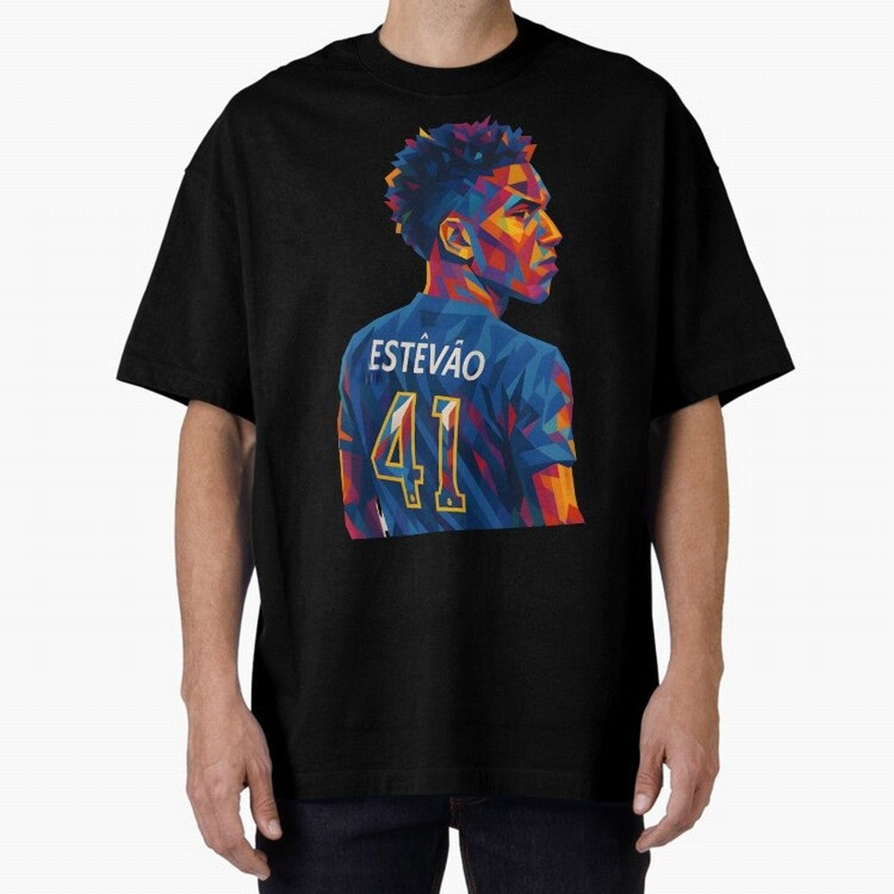 Est¨ºv?o Oversized T-Shirt Celebrate FIFA World Cup 2026 USA Canada Mexico Spirit, Connected to Portugal, Spain and Germany, Neymar, Tournament Hype, Historic Matchups, Family Viewing Parties and Global Sports Pride; Built for Supporters Chasing