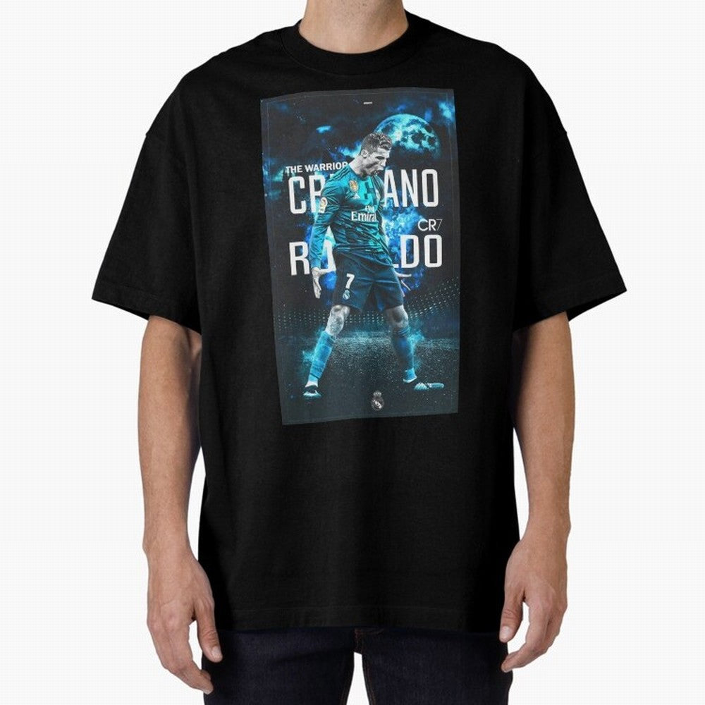 Ronaldo Oversized T-Shirt Represent the Passion of FIFA World Cup 2026 USA Canada Mexico Spirit, Driven by France, Messi, Football History, Final Match Energy, Crowd Noise and Once in a Lifetime Moments; Perfect for Fans, Collectors, Family