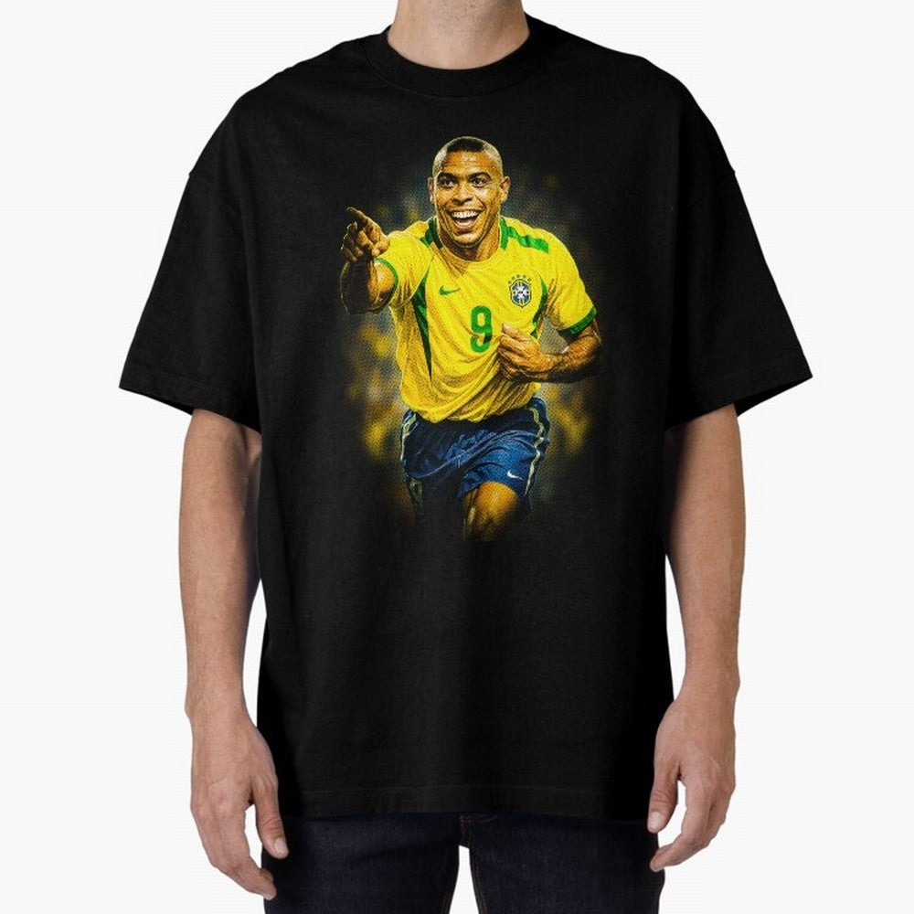 Ronaldo Naz¨¢rio Oversized T-Shirt Bring World Football Passion into the FIFA World Cup 2026 Journey through Messi Highlights, France and Portugal Pride, Fan Favorite Moments, National Team Passion, Big Match Drama and Soccer History; Created for