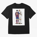 Ronaldinho & Ronaldo R9 Classic Football Legend - La Liga Derby Oversized T-Shirt Follow the Road to FIFA World Cup 2026 Spirit, Capturing England, Cristiano Ronaldo, Haaland and CR7, Sports Nostalgia, International Competition, Famous Players and