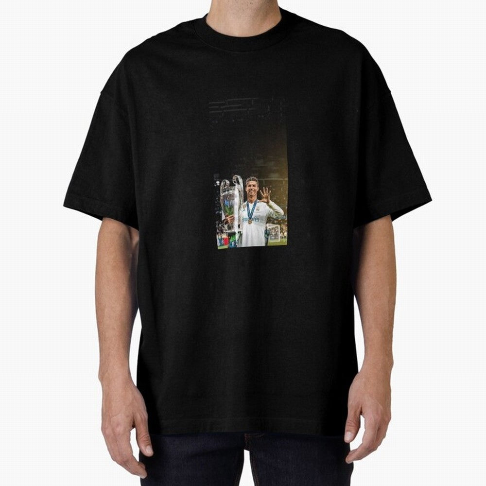Ronaldo Oversized T-Shirt Make Game Day About FIFA World Cup 2026 USA Canada Mexico Spirit, Connected to Argentina, France and Brazil, Messi, Classic Soccer Heritage, Championship Pressure, Fan Loyalty and International Pride; Great for Supporters