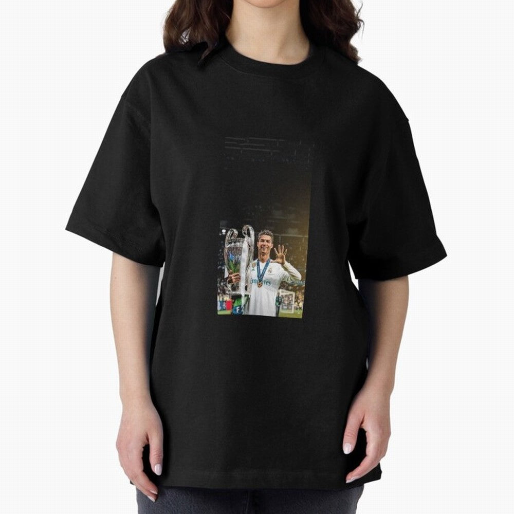 Ronaldo Oversized T-Shirt Make Game Day About FIFA World Cup 2026 USA Canada Mexico Spirit, Connected to Argentina, France and Brazil, Messi, Classic Soccer Heritage, Championship Pressure, Fan Loyalty and International Pride; Great for Supporters