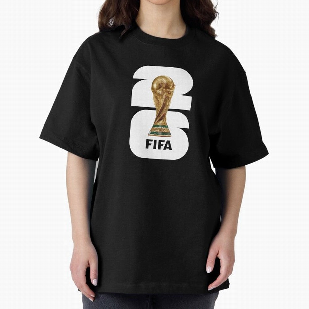 The Biggest Tournament in the World Oversized T-Shirt Celebrate Fan Culture around Global Football Passion for FIFA World Cup 2026 Group Stage, Filled with Messi, CR7 and Mbappe, Argentina and Brazil, Champion Mindset, Group Stage Buzz, Knockout