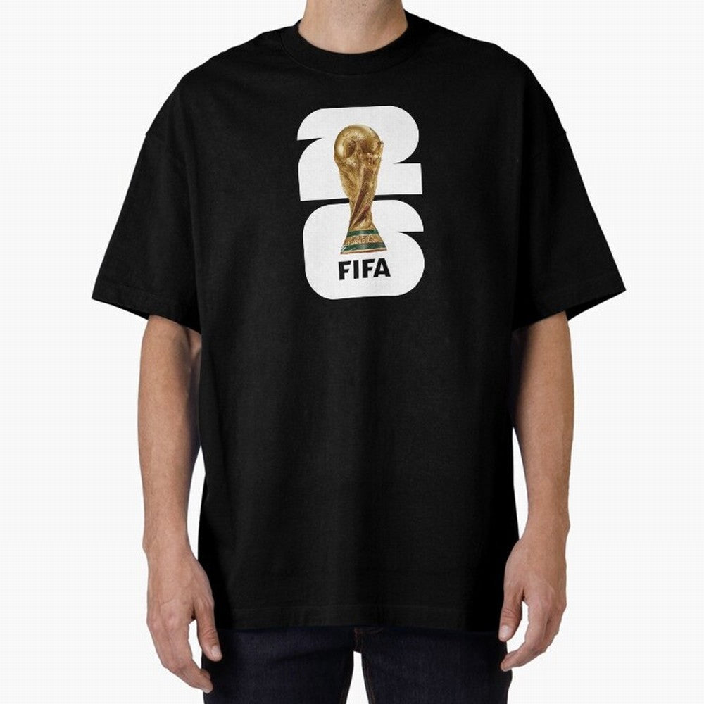 The Biggest Tournament in the World Oversized T-Shirt Celebrate Fan Culture around Global Football Passion for FIFA World Cup 2026 Group Stage, Filled with Messi, CR7 and Mbappe, Argentina and Brazil, Champion Mindset, Group Stage Buzz, Knockout