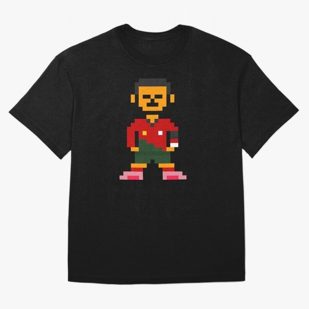 Pixel Pose Ronaldo Oversized T-Shirt Experience the Global Stage of the FIFA World Cup 2026 Group Stage Journey through Neymar Highlights, England and Germany Pride, Game Day Rituals, Football Legends, Country Pride and the Road to the Final; Built