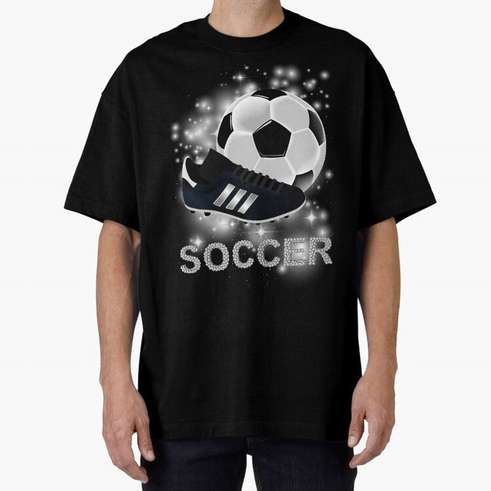 Soccer lover, passion for the ball Oversized T-Shirt Refresh Match Day Hype around FIFA World Cup 2026 Group Stage, CR7 and Messi, Portugal, Vintage Soccer Flavor, Modern Football Stars, National Flags and Final Night Emotion; Ideal for Fans Who