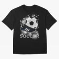 Soccer lover, passion for the ball Oversized T-Shirt Refresh Match Day Hype around FIFA World Cup 2026 Group Stage, CR7 and Messi, Portugal, Vintage Soccer Flavor, Modern Football Stars, National Flags and Final Night Emotion; Ideal for Fans Who
