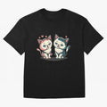 Two Funny Cats with Ronaldo Vibes ¨C Cute Football & Animal Art Oversized T-Shirt Bring a Champion Mindset to Match Day Hype around FIFA World Cup 2026, Haaland, Brazil, Portugal and Argentina, Match Day Excitement, Supporter Culture, Golden Goals