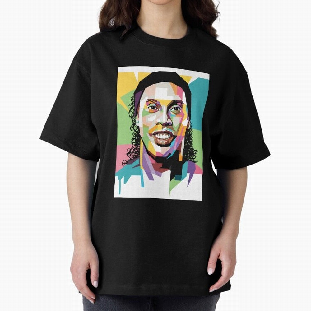 Ronaldo ¨C Legendary Football Star & GOAT Artwork Oversized T-Shirt Capture FIFA World Cup 2026 with Messi and Cristiano Ronaldo, Portugal, Spain and Germany Energy, Football History, Final Match Energy, Crowd Noise and Once in a Lifetime Moments;