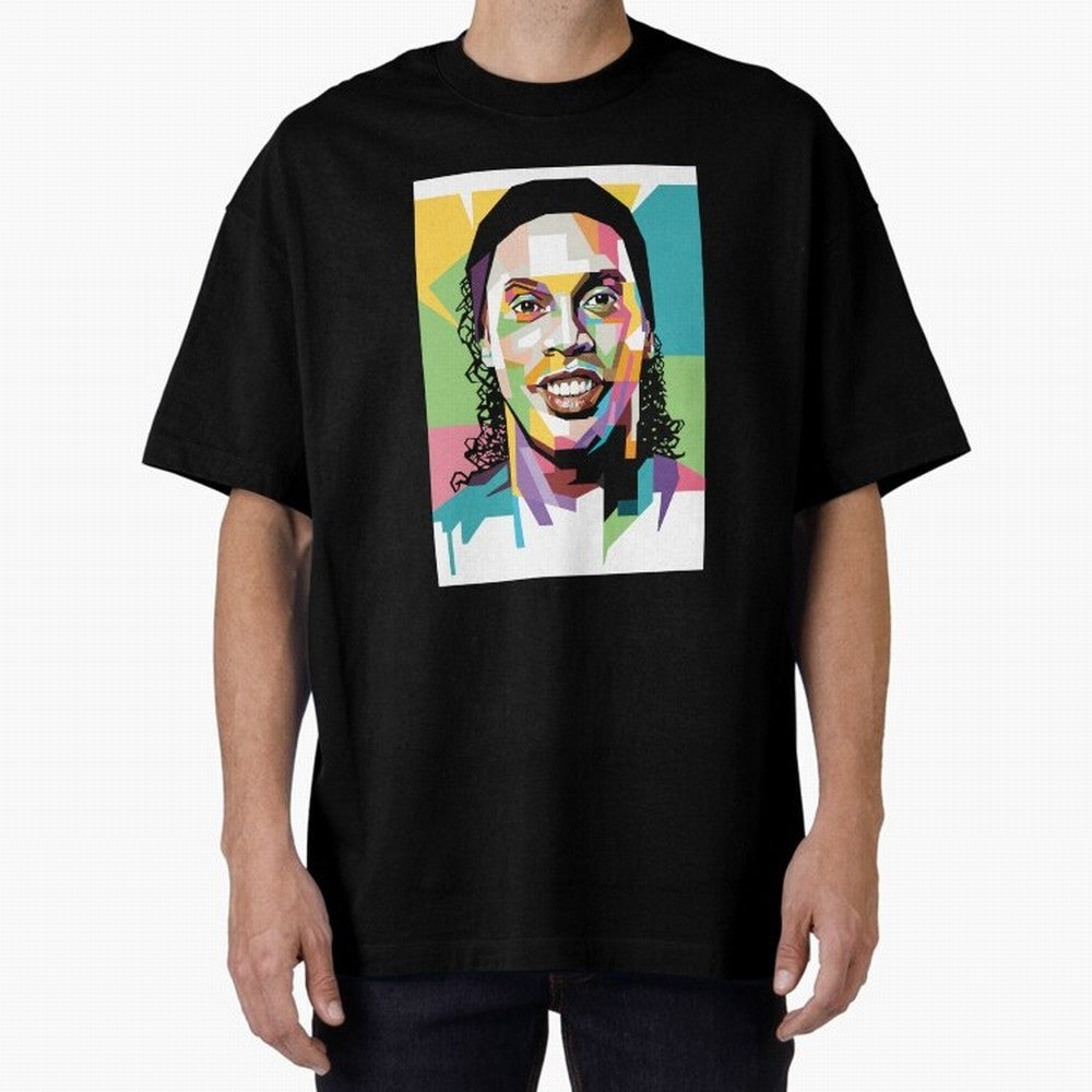 Ronaldo ¨C Legendary Football Star & GOAT Artwork Oversized T-Shirt Capture FIFA World Cup 2026 with Messi and Cristiano Ronaldo, Portugal, Spain and Germany Energy, Football History, Final Match Energy, Crowd Noise and Once in a Lifetime Moments;