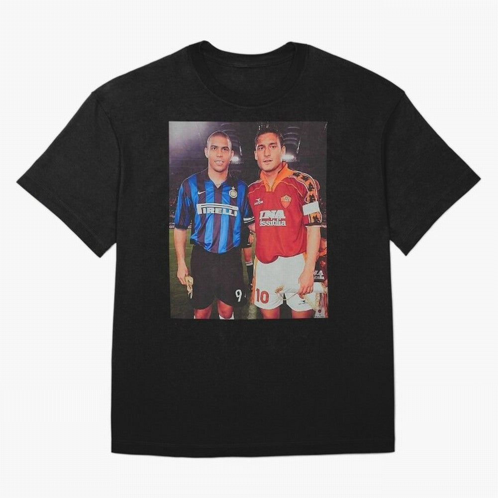 Clash of Class. Francesco Totti and Ronaldo Nazario sometime in the 90s. Oversized T-Shirt Join the Global Buzz around FIFA World Cup 2026 Group Stage Made for Messi and Cristiano Ronaldo, Brazil Energy, Stadium Chants, National Pride, Trophy
