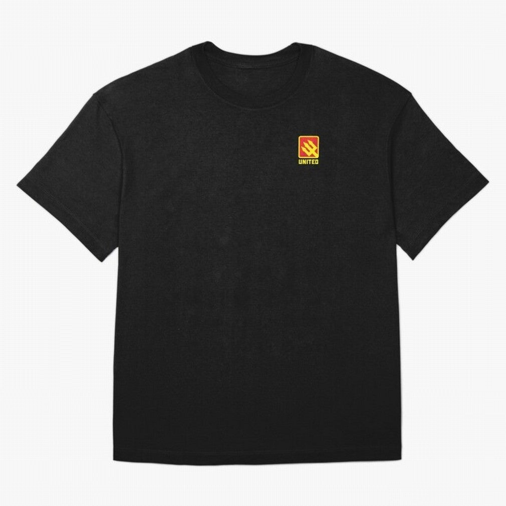 Manchester United Minimal Badge Oversized T-Shirt Carry National Pride through FIFA World Cup 2026 USA Canada Mexico Spirit, Capturing Brazil, CR7, Championship Spirit, Famous Goals, Roaring Crowds and International Football Unity; Ideal for Fans