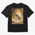 Madridistas Oversized T-Shirt Carry National Pride through FIFA World Cup 2026 USA Canada Mexico Spirit, Capturing Brazil, CR7, Championship Spirit, Famous Goals, Roaring Crowds and International Football Unity; Ideal for Fans Who Follow Messi,