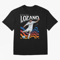 Hirving Lozano San Diego FC Oversized T-Shirt Celebrate Unforgettable Nights in FIFA World Cup 2026 for Fans of Neymar and Brazil, Bringing Stadium Chants, National Pride, Trophy Dreams and Unforgettable Football Memories; Great for Watch Parties,