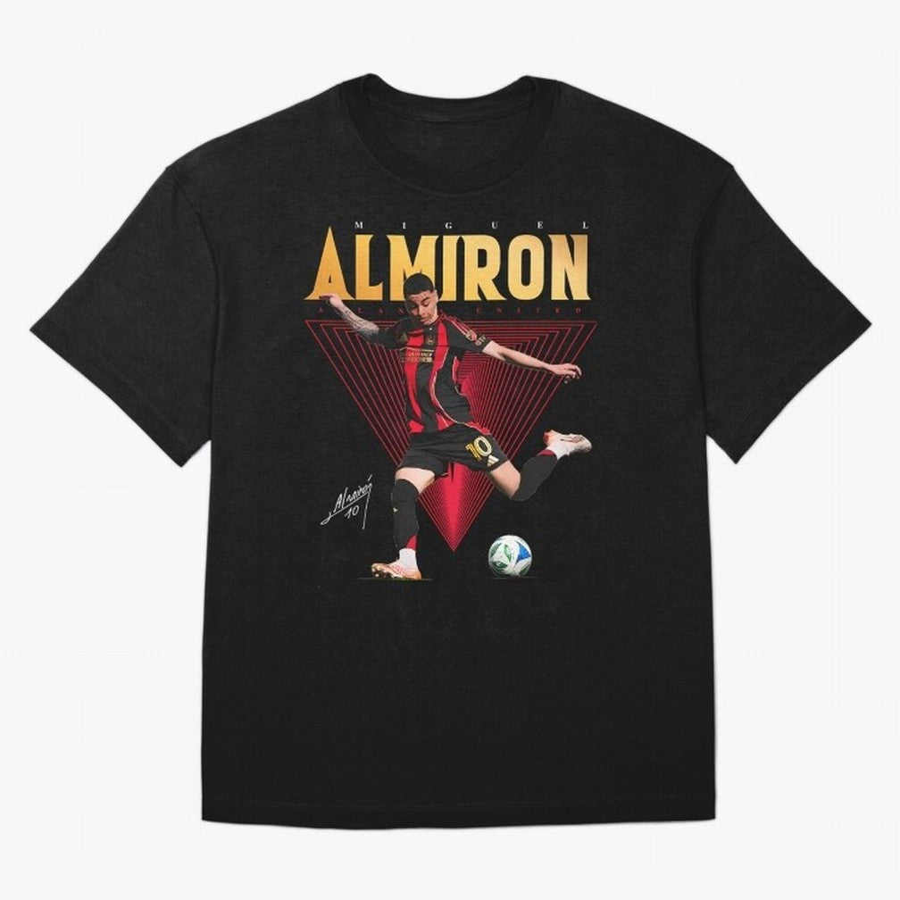 Miguel Almiron Atlanta United FC Oversized T-Shirt Bring Supporter Culture to the FIFA World Cup 2026 USA Canada Mexico Journey through Messi Highlights, Spain Pride, Football History, Final Match Energy, Crowd Noise and Once in a Lifetime Moments;