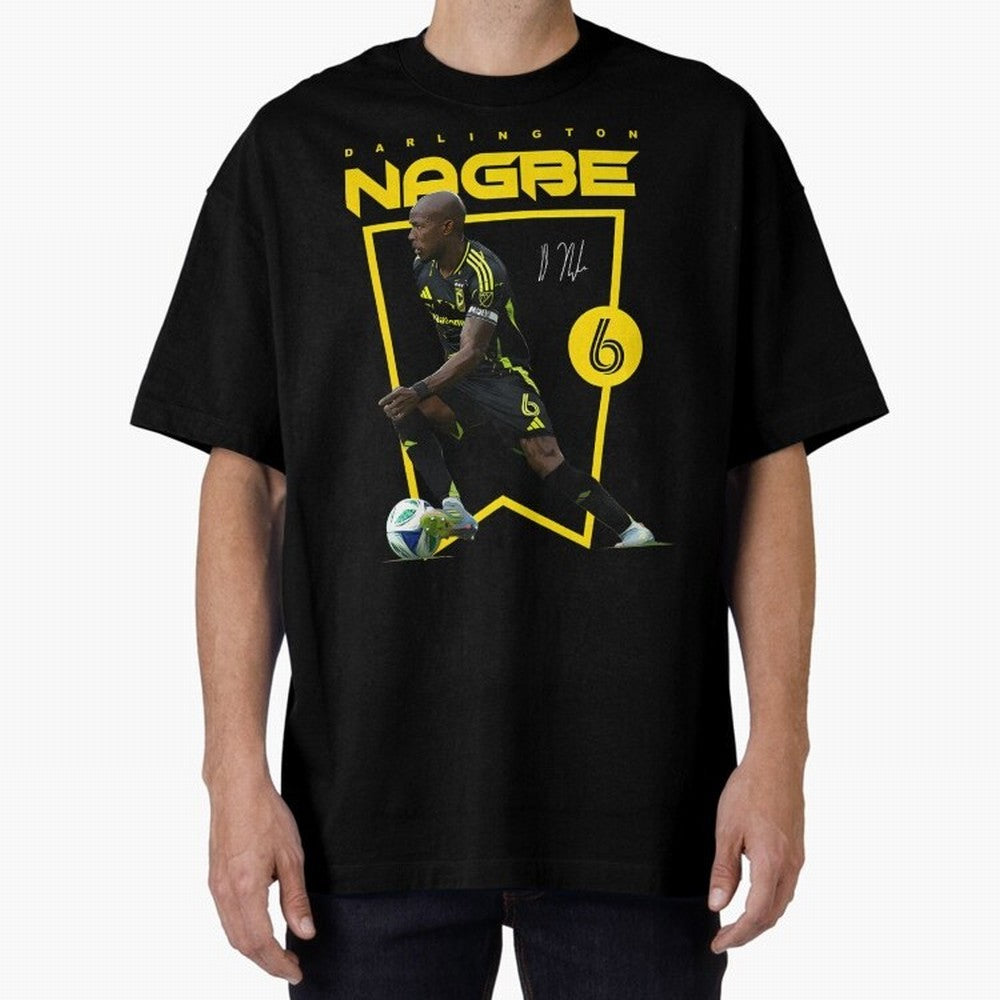 Darlington Nagbe Columbus Crew Oversized T-Shirt Celebrate Every Goal in FIFA World Cup 2026 Group Stage Spirit, Inspired by Netherlands, Cristiano Ronaldo, Global Supporter Spirit, Legendary Goals, National Colors and Tournament Celebration; Ideal