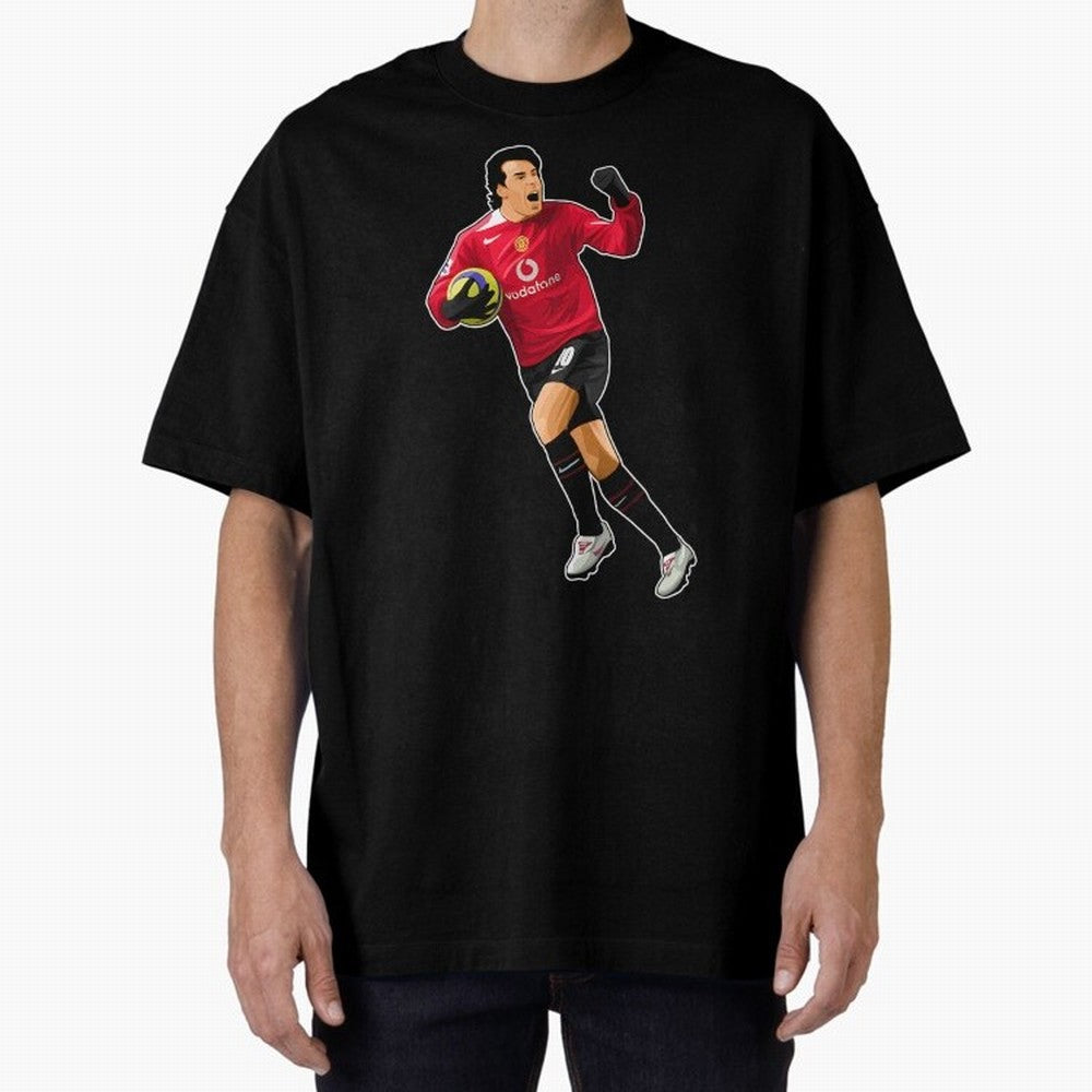 Ruud Van Nistelrooy #10 Scooring Goals Oversized T-Shirt Represent the Passion of the FIFA World Cup 2026 USA Canada Mexico Journey through Messi, CR7 and Mbappe Highlights, Portugal Pride, Retro Football Energy, Iconic Rivalries, Trophy Chase