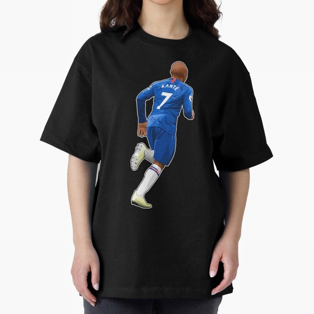 Ngolo Kante #7 Runs Oversized T-Shirt Bring Supporter Culture to Global Football Passion for FIFA World Cup 2026 USA Canada Mexico, with Messi, CR7 and Mbappe, Brazil, Portugal and Argentina, Soccer Culture, Superstar Moments, National Team Dreams