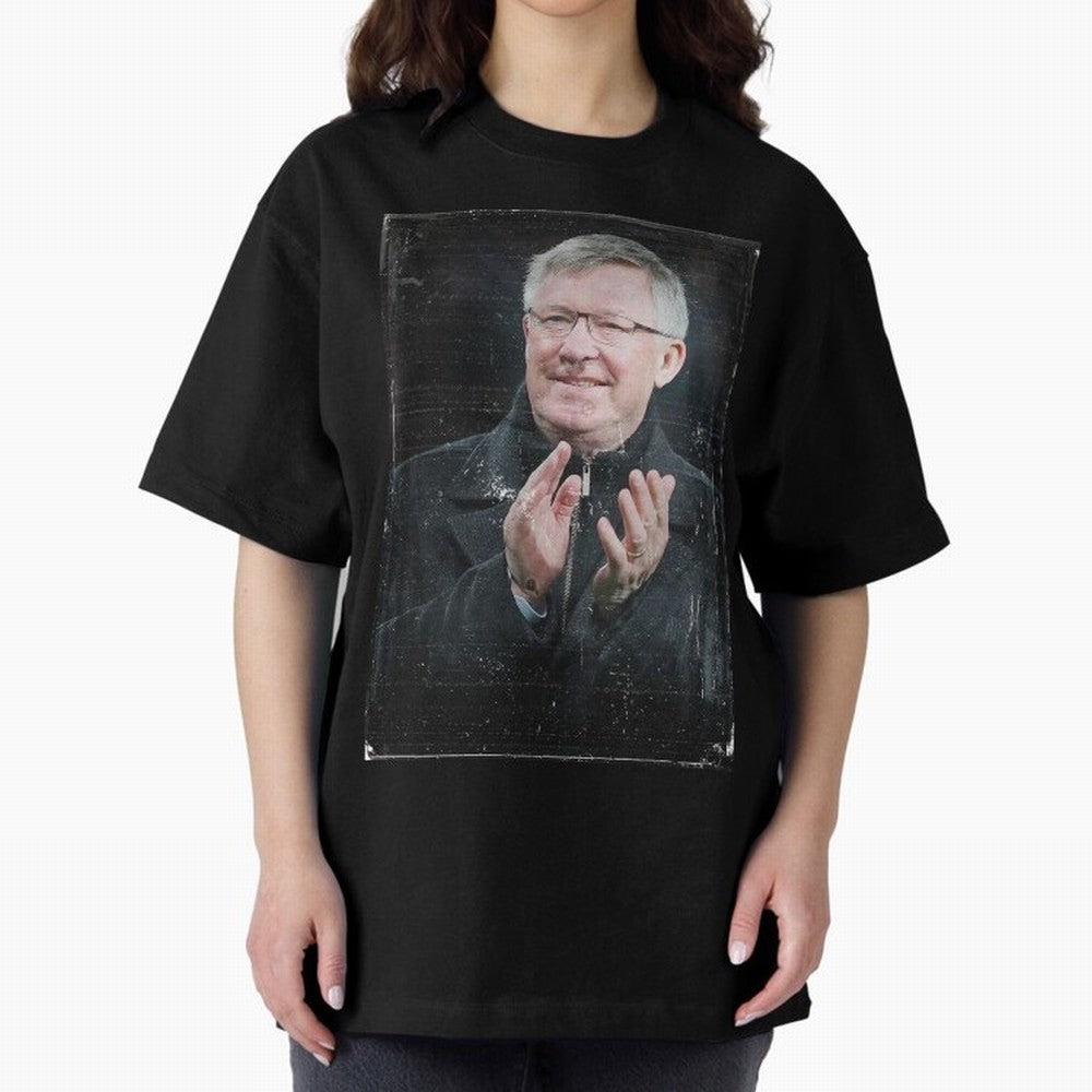 Sir Alex Ferguson Oversized T-Shirt Bring a Champion Mindset to FIFA World Cup 2026 USA Canada Mexico Filled with Neymar, Haaland and Cristiano Ronaldo, Brazil Energy, Worldwide Fan Energy, Dramatic Goals, Stadium Lights and Championship