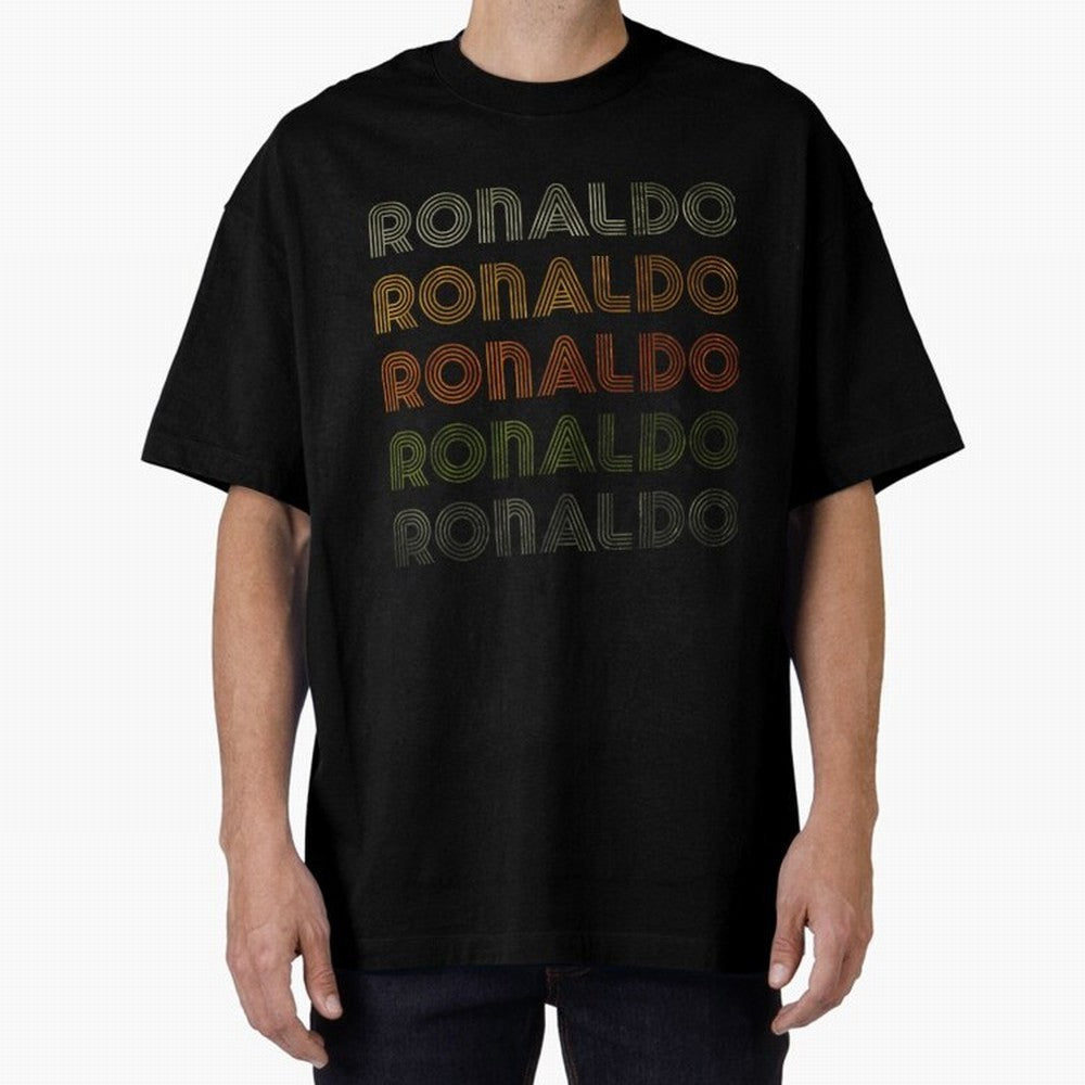 Love Heart Ronaldo Tee GrungeVintage Style Black Ronaldo Oversized T-Shirt Experience the Global Stage of FIFA World Cup 2026 for Fans of Messi and Cristiano Ronaldo and England, Bringing Game Day Rituals, Football Legends, Country Pride and the