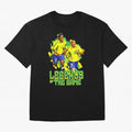 Ronaldinho and ronaldo brazil football print Oversized T-Shirt Represent Football Lovers during FIFA World Cup 2026 USA Canada Mexico for Fans of Messi and Argentina, Bringing Goal Celebration Energy, Supporter Heritage, Football Icons and