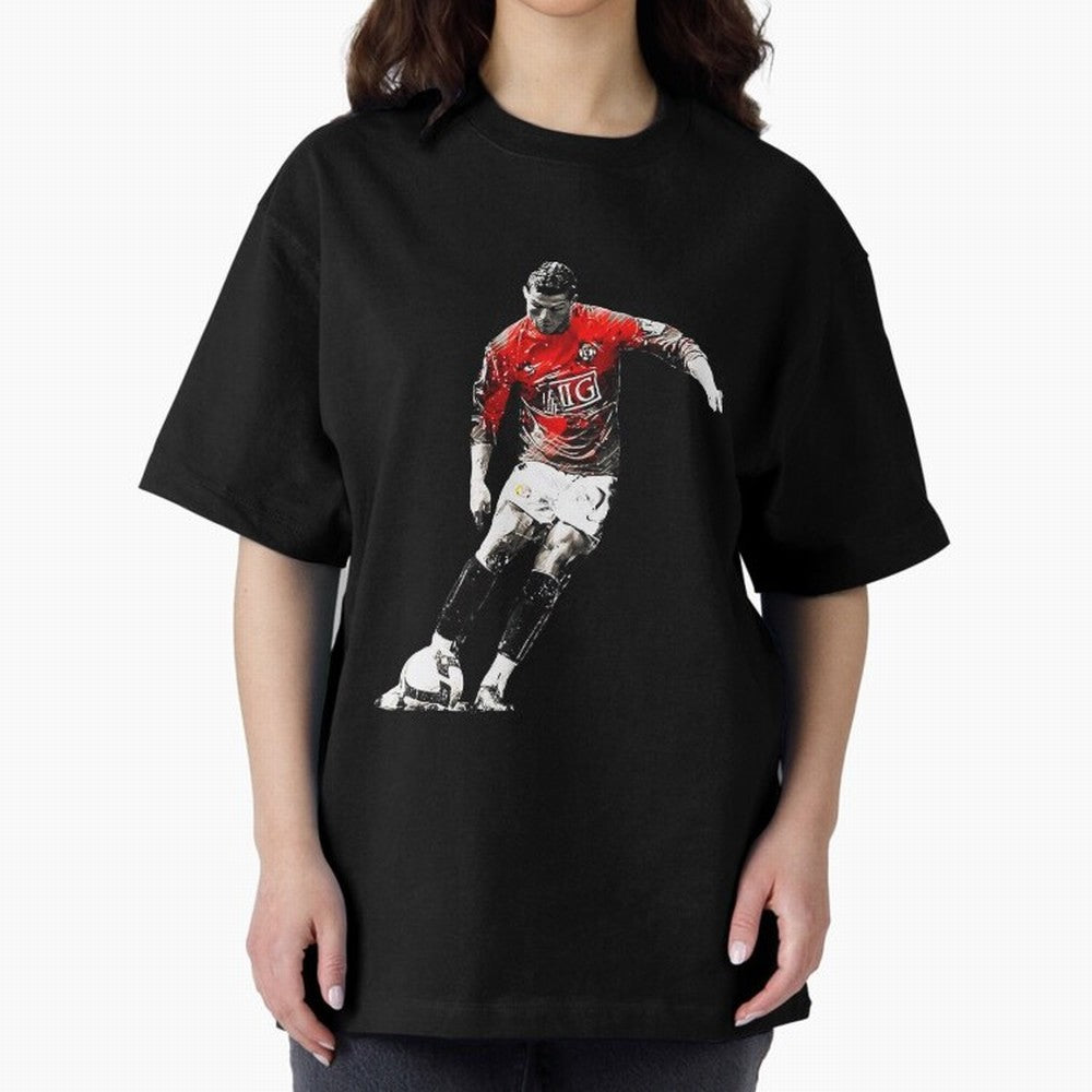 CR7 Artwork For Soccer Fans Gift For Football Lovers Oversized T-Shirt Share the FIFA World Cup 2026 Group Stage Journey through Mbappe Highlights, Germany Pride, Goal Celebration Energy, Supporter Heritage, Football Icons and Worldwide Tournament