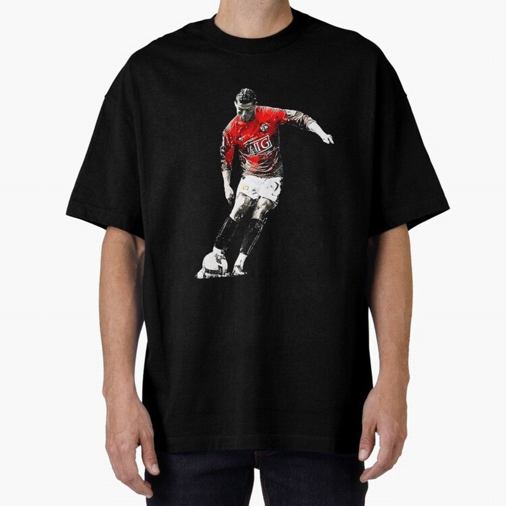 CR7 Artwork For Soccer Fans Gift For Football Lovers Oversized T-Shirt Share the FIFA World Cup 2026 Group Stage Journey through Mbappe Highlights, Germany Pride, Goal Celebration Energy, Supporter Heritage, Football Icons and Worldwide Tournament