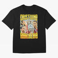 Ronaldo Siuuu Celebration Silhouette Design For Football Fans, Gift For Soccer Enthusiasts Oversized T-Shirt Celebrate Global Passion for FIFA World Cup 2026 Group Stage Made for Mbappe and Neymar, Argentina and Brazil Energy, Game Day Rituals,