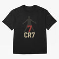 A footballer with a well-known shirt number Oversized T-Shirt Celebrate the Road through FIFA World Cup 2026 Group Stage Spirit, Connected to Argentina, France and Brazil, Cristiano Ronaldo, Haaland and CR7, Worldwide Fan Energy, Dramatic Goals,