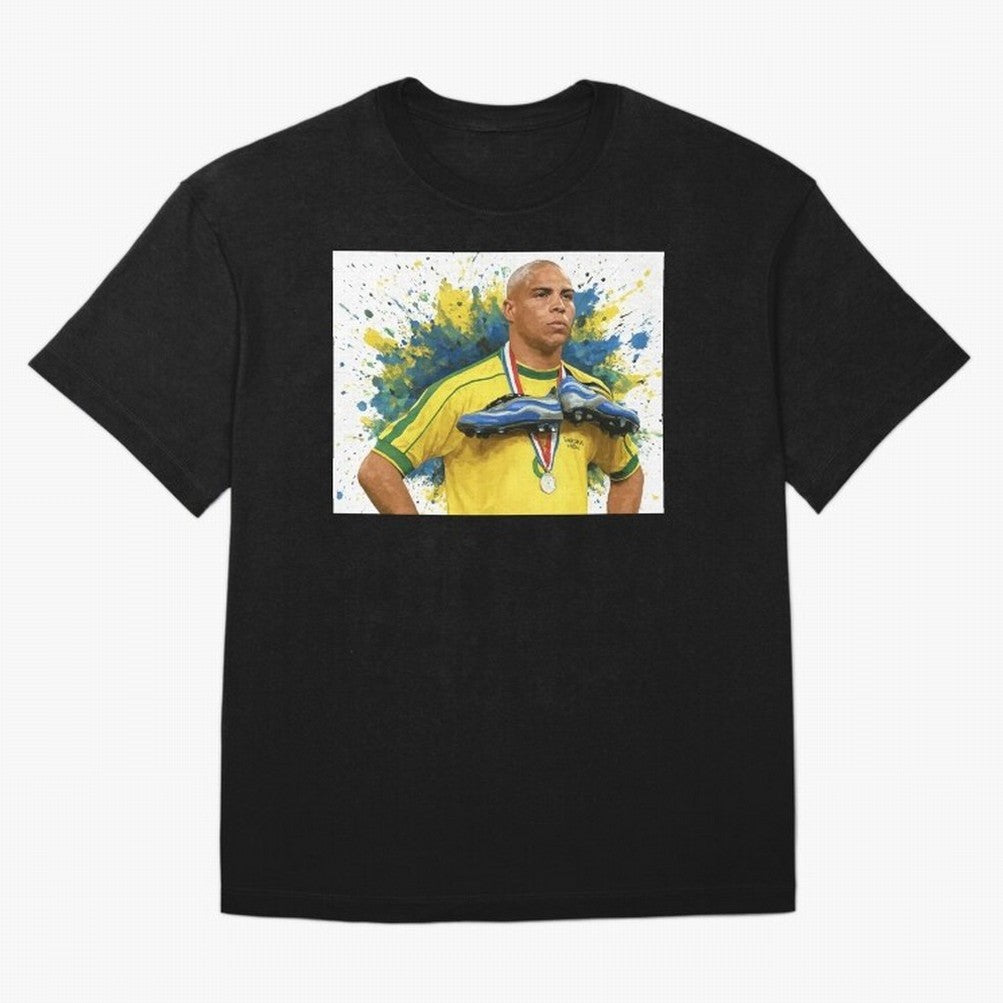 Ronaldo, O Fen?meno Oversized T-Shirt Show Championship Spirit for FIFA World Cup 2026 USA Canada Mexico for Fans of Cristiano Ronaldo, Haaland and CR7 and Portugal, Spain and Germany, Bringing Stadium Memories, Football Loyalty, International