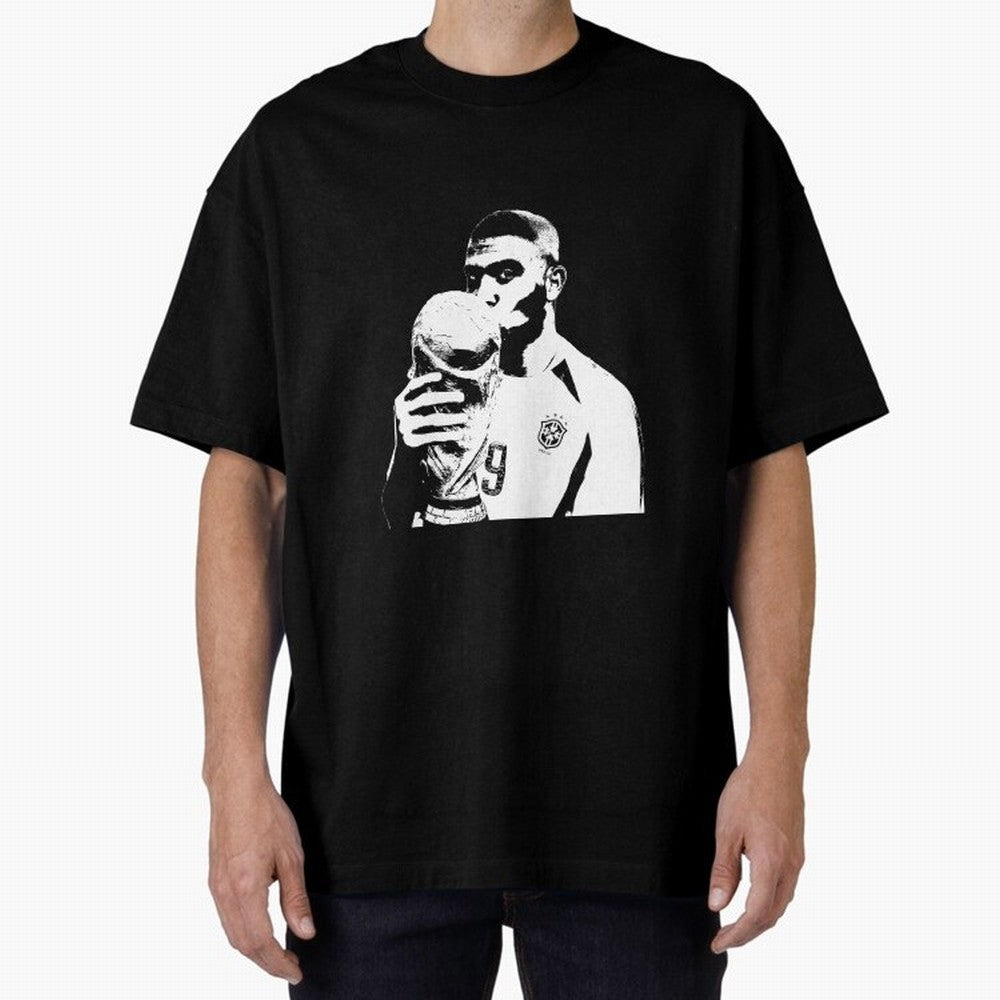 Design Ronaldo Fen?meno Oversized T-Shirt Share FIFA World Cup 2026 Group Stage Inspired by Mbappe, Brazil, Portugal and Argentina Energy, Football Passion, Legendary Performances, Festival Vibes and Supporter Community; Created for Match Day