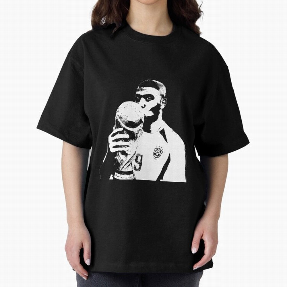 Design Ronaldo Fen?meno Oversized T-Shirt Share FIFA World Cup 2026 Group Stage Inspired by Mbappe, Brazil, Portugal and Argentina Energy, Football Passion, Legendary Performances, Festival Vibes and Supporter Community; Created for Match Day