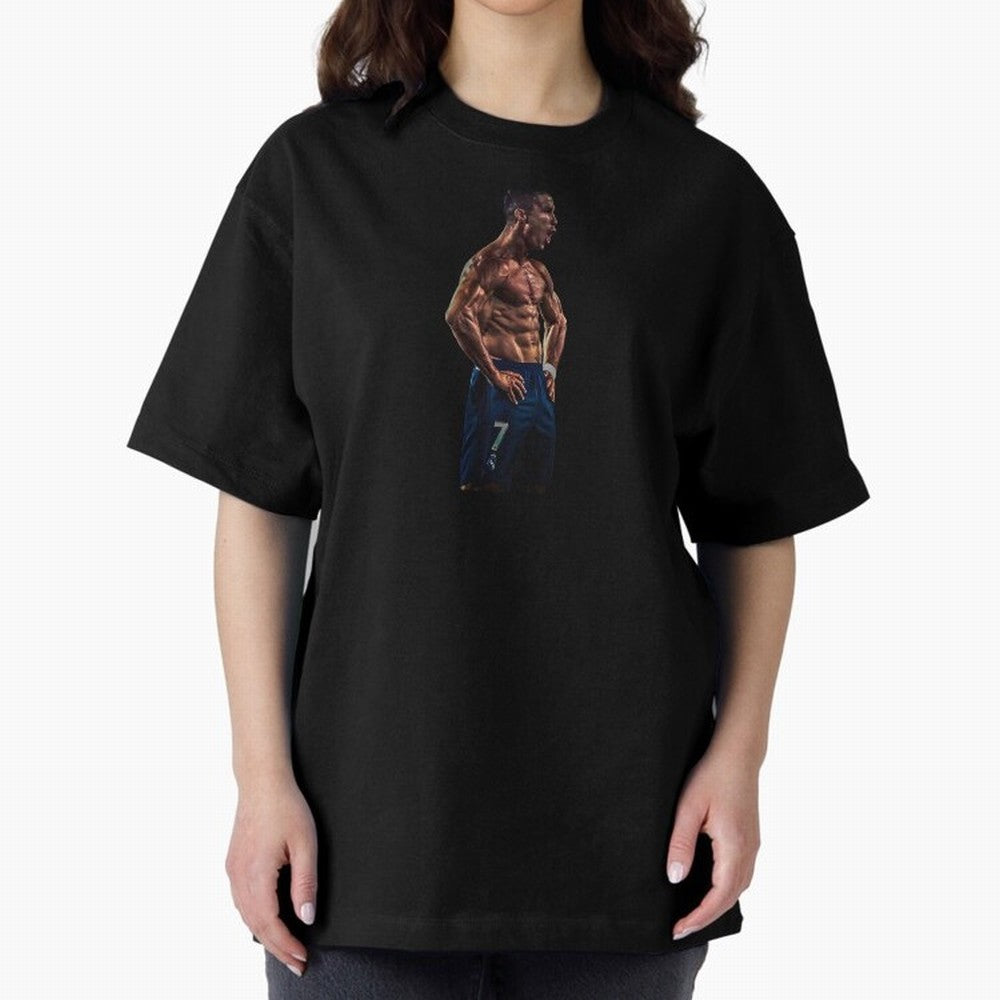 Christiano Ronaldo CR7 Oversized T-Shirt Bring Home the FIFA World Cup 2026 Group Stage Journey through Haaland Highlights, England Pride, Retro Football Energy, Iconic Rivalries, Trophy Chase Drama and Stadium Atmosphere; Built for Supporters