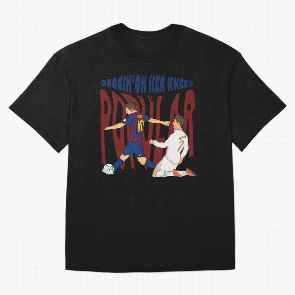 Messi and Ronaldo elclassico moment Oversized T-Shirt Relive Global Football Passion for FIFA World Cup 2026 Group Stage, Made for Neymar, Haaland and Cristiano Ronaldo, England and Germany, Game Day Rituals, Football Legends, Country Pride and the