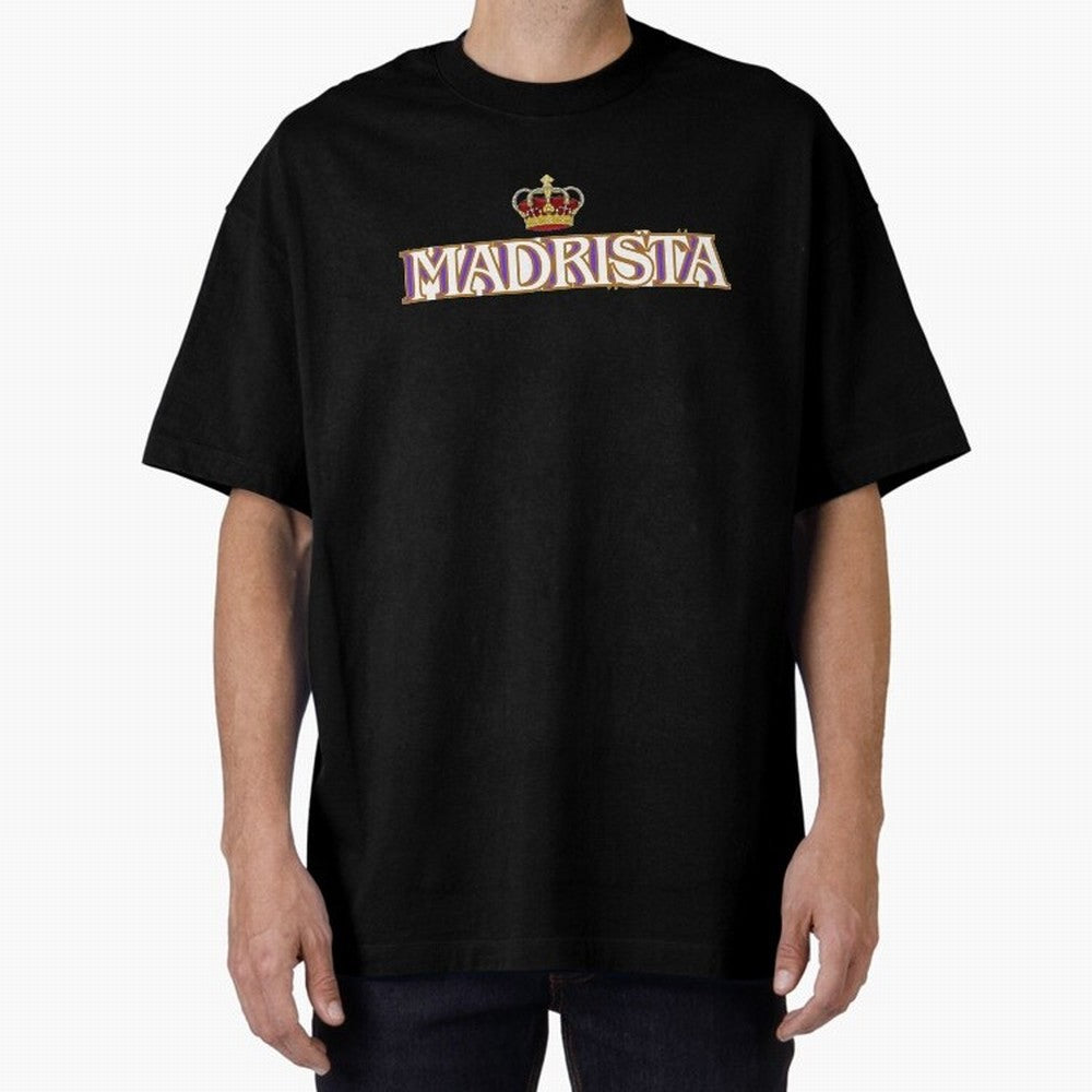 Madrista - Real Madrid Oversized T-Shirt Fuel the Hype around Match Day Hype around FIFA World Cup 2026 Group Stage, Neymar, Haaland and Cristiano Ronaldo, England and Germany, Retro Football Energy, Iconic Rivalries, Trophy Chase Drama and Stadium