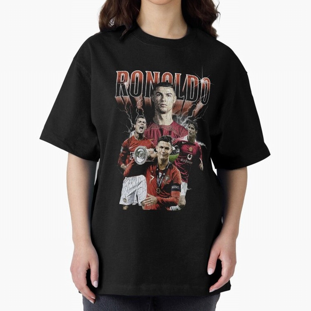 CR7 Vintage T-Shirt Oversized T-Shirt Carry National Pride through FIFA World Cup 2026 USA Canada Mexico Spirit, Capturing Brazil, CR7, Championship Spirit, Famous Goals, Roaring Crowds and International Football Unity; Ideal for Fans Who Follow