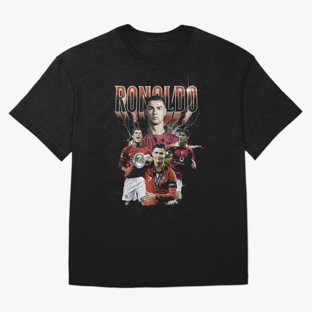 CR7 Vintage T-Shirt Oversized T-Shirt Carry National Pride through FIFA World Cup 2026 USA Canada Mexico Spirit, Capturing Brazil, CR7, Championship Spirit, Famous Goals, Roaring Crowds and International Football Unity; Ideal for Fans Who Follow