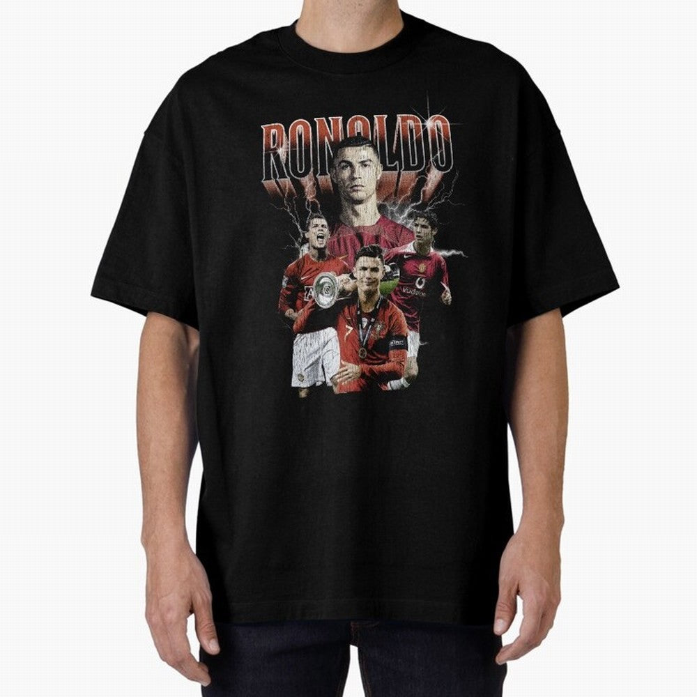 CR7 Vintage T-Shirt Oversized T-Shirt Carry National Pride through FIFA World Cup 2026 USA Canada Mexico Spirit, Capturing Brazil, CR7, Championship Spirit, Famous Goals, Roaring Crowds and International Football Unity; Ideal for Fans Who Follow