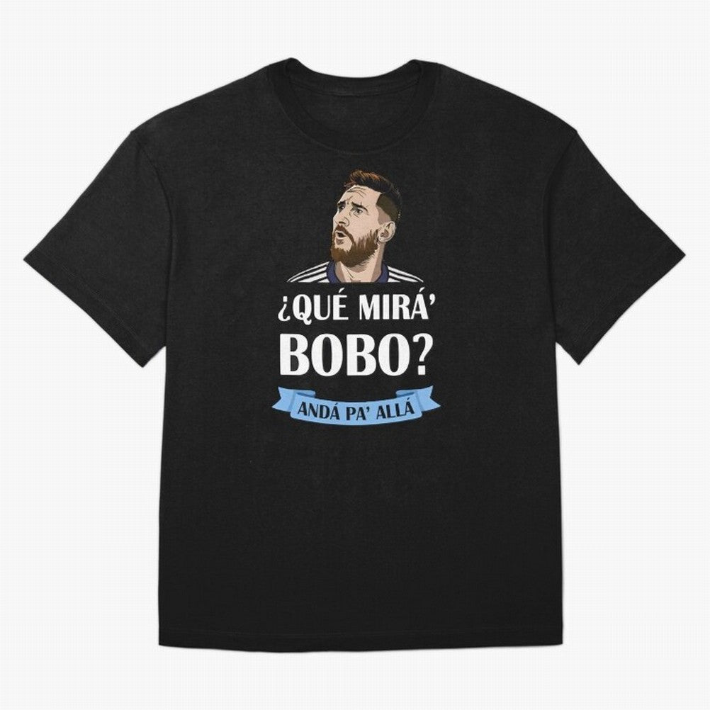 Lionel messi Que mira bobo Oversized T-Shirt Celebrate Every Goal in FIFA World Cup 2026 USA Canada Mexico Spirit, Connected to France, Messi, Tournament Hype, Historic Matchups, Family Viewing Parties and Global Sports Pride; Made for Collectors