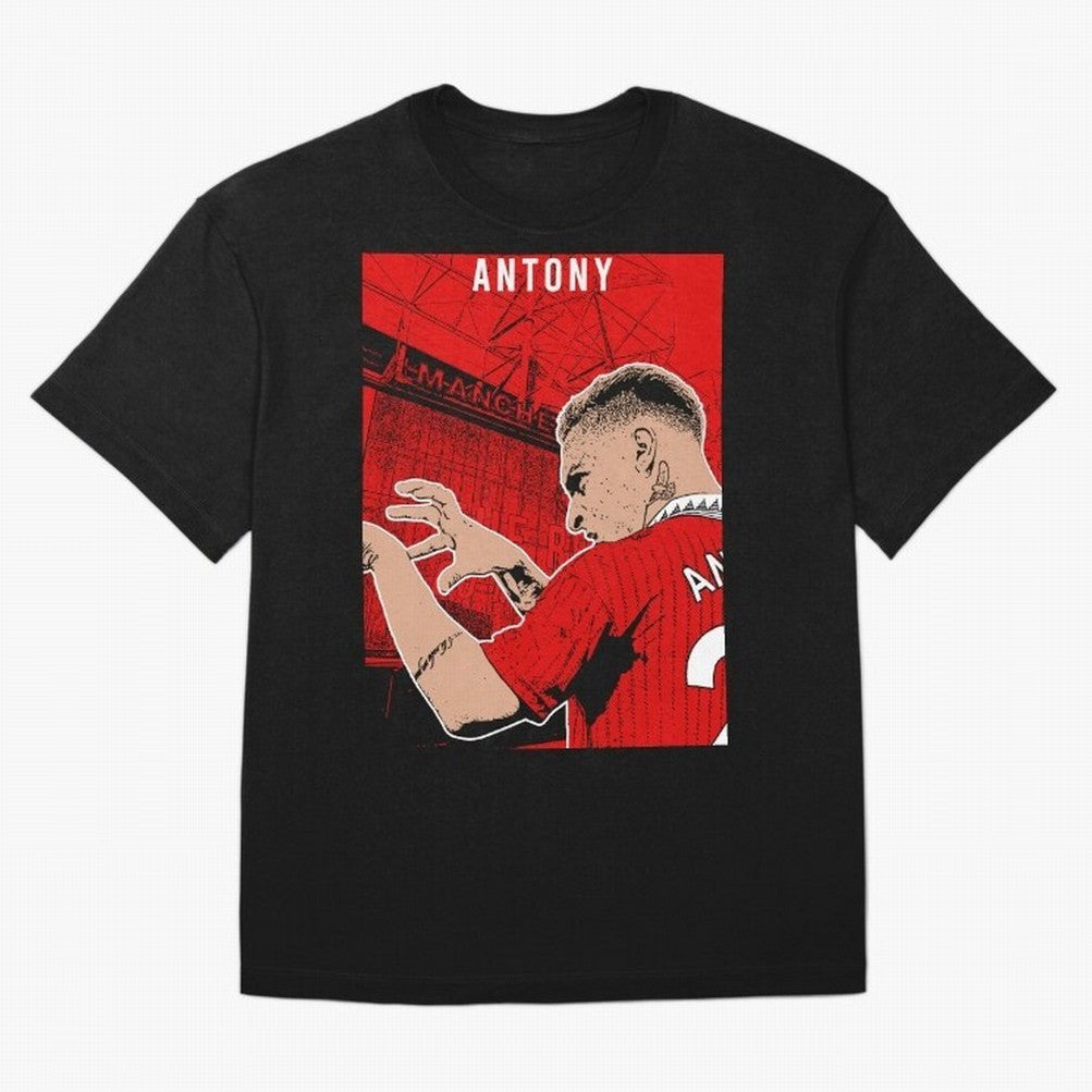 Antony Oversized T-Shirt Show Fan Pride Across FIFA World Cup 2026 for Fans of Cristiano Ronaldo, Haaland and CR7 and France, Bringing Champion Mindset, Group Stage Buzz, Knockout Tension and Passionate Fan Culture; Perfect for Supporters Who Want