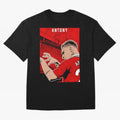 Antony Oversized T-Shirt Show Fan Pride Across FIFA World Cup 2026 for Fans of Cristiano Ronaldo, Haaland and CR7 and France, Bringing Champion Mindset, Group Stage Buzz, Knockout Tension and Passionate Fan Culture; Perfect for Supporters Who Want