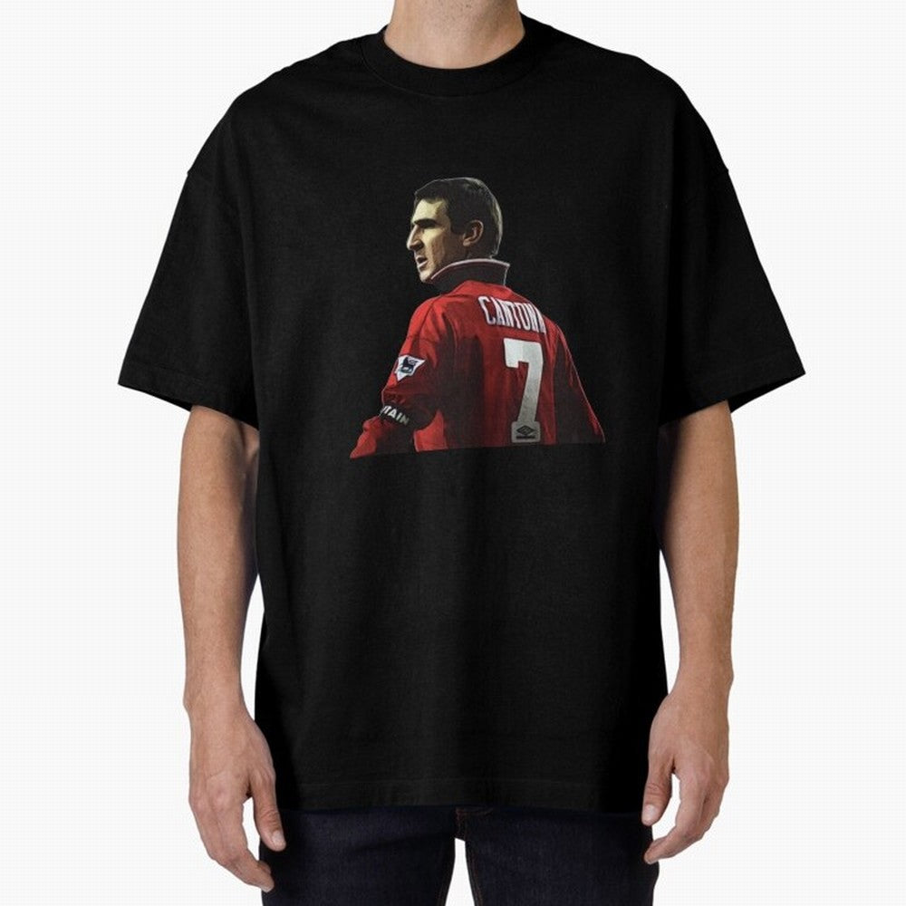 King of Manchester Eric Cantona Oversized T-Shirt Celebrate Unforgettable Nights in Global Football Passion for FIFA World Cup 2026, Built around CR7, Spain and Netherlands, Stadium Chants, National Pride, Trophy Dreams and Unforgettable Football